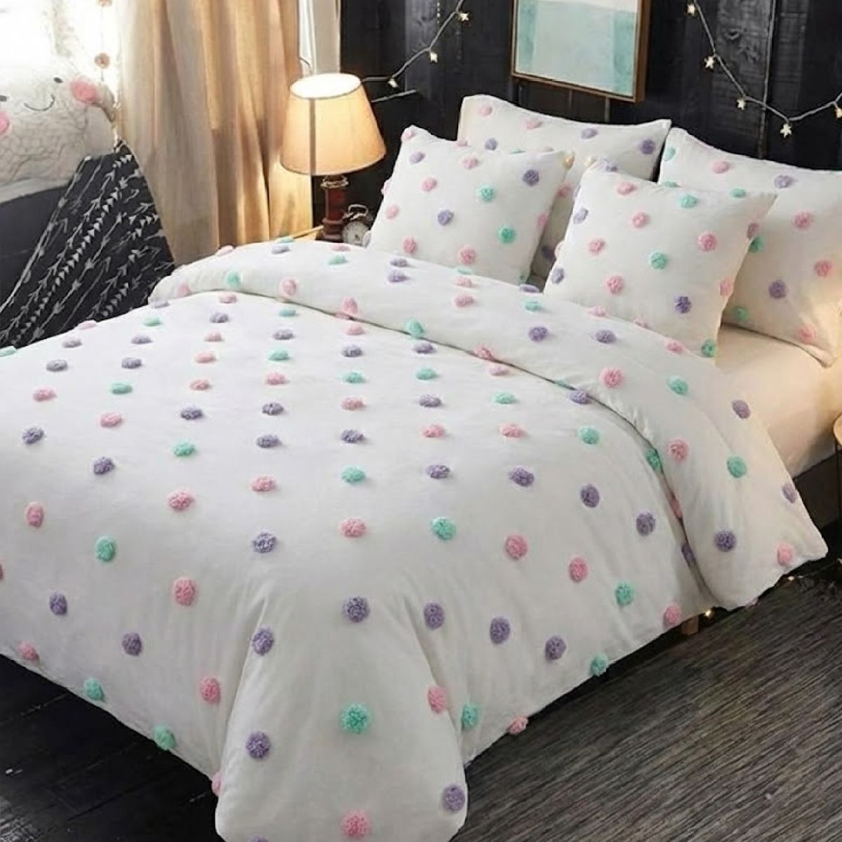 MY HOME STORE - Duvet Harmony  PomColors - Blanco