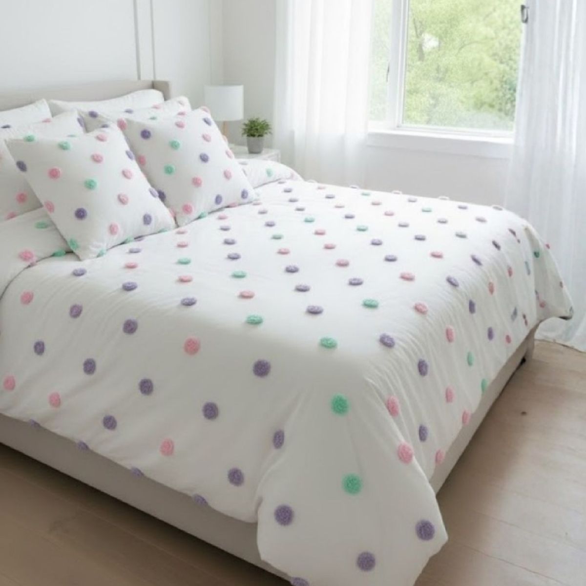 MY HOME STORE - Duvet Harmony  PomColors - Blanco