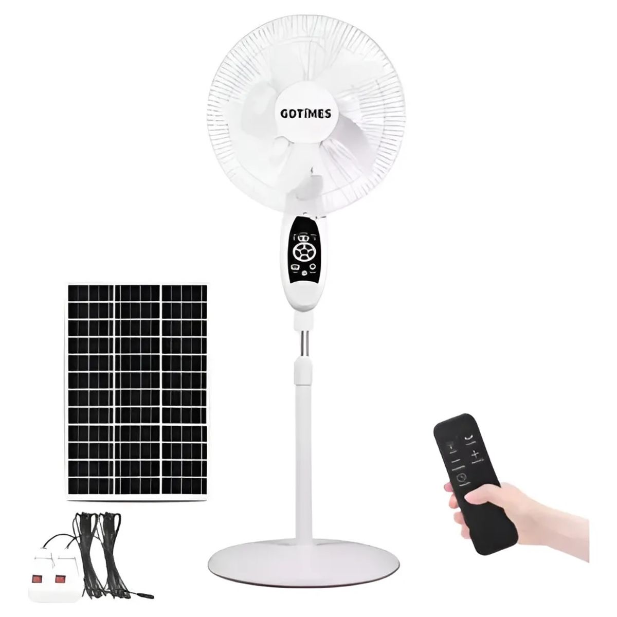 GENERICO - Ventilador Solar De Pie GDtimes