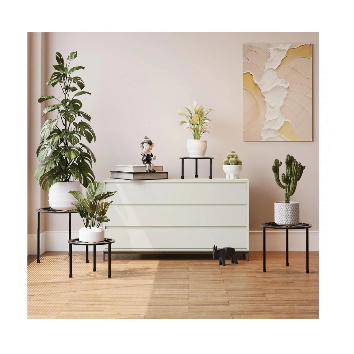 GENERICO - Soporte Para Matera Repisa Para plantas Base para poner macetas