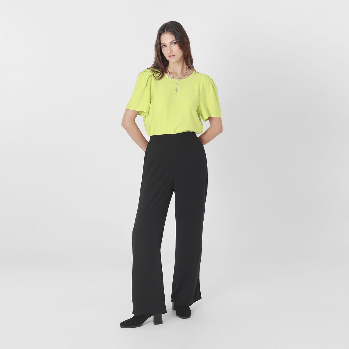 FDS - Blusa Cuello Redondo Manga Corta