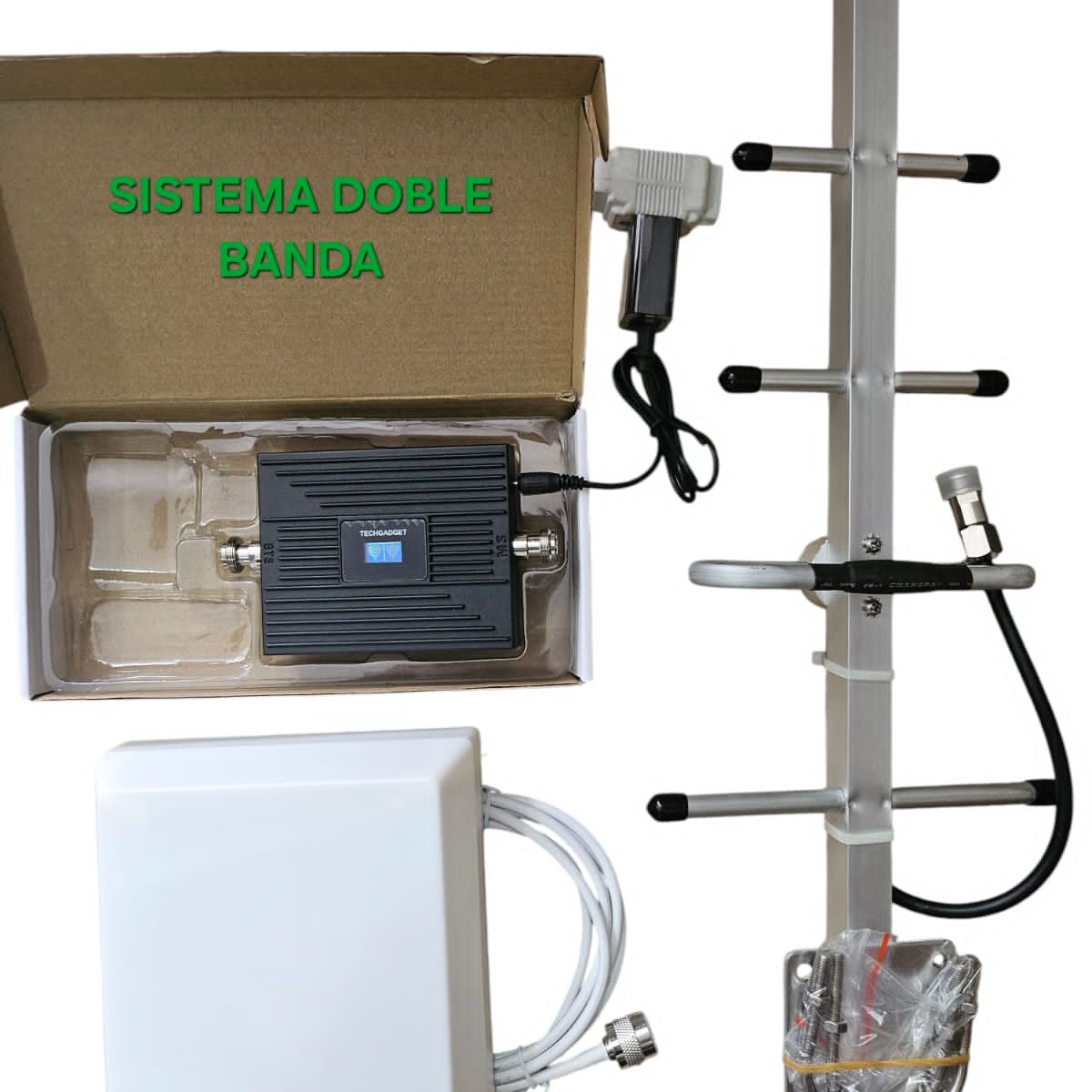 GENERICO - Antena amplificador señal celular 2g 3g 4g finca urbano rural