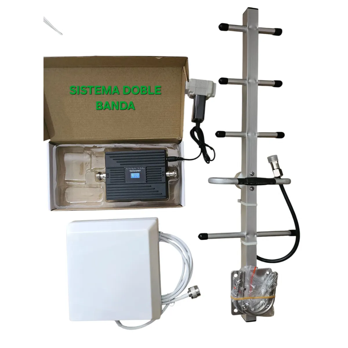 GENERICO - Antena amplificador señal celular 2g 3g 4g finca urbano rural