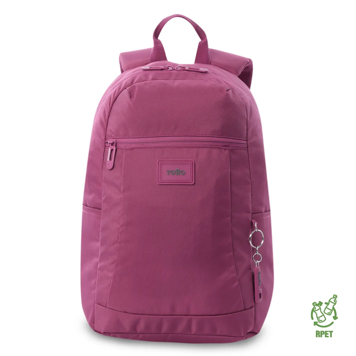 TOTTO - Morral Universitario Porta PC 13 Trik M2 Rosado Rose Mujer