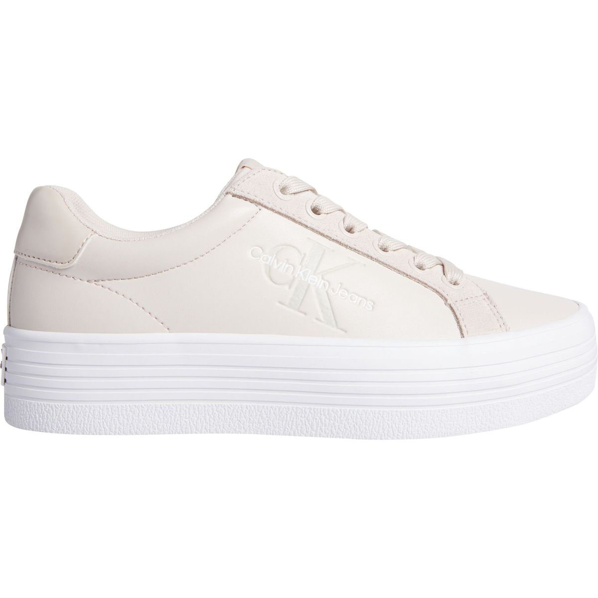 CALVIN KLEIN - Tenis rosado de plataforma Calvin Klein