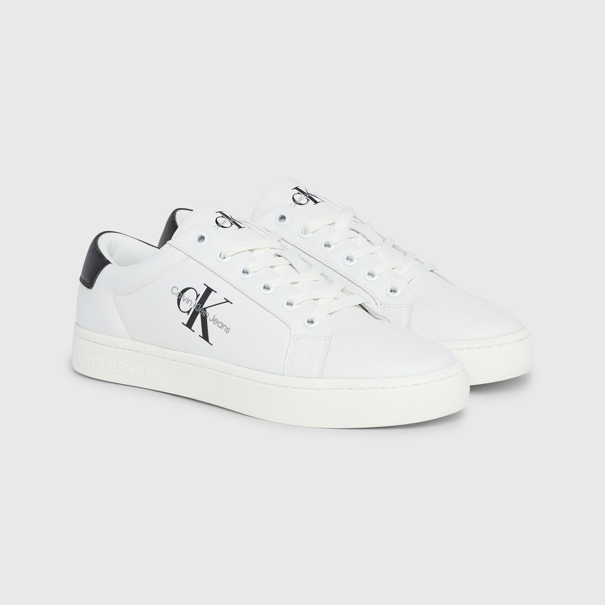 CALVIN KLEIN - Tenis multicolor classic cupsole de cuero Calvin Klein