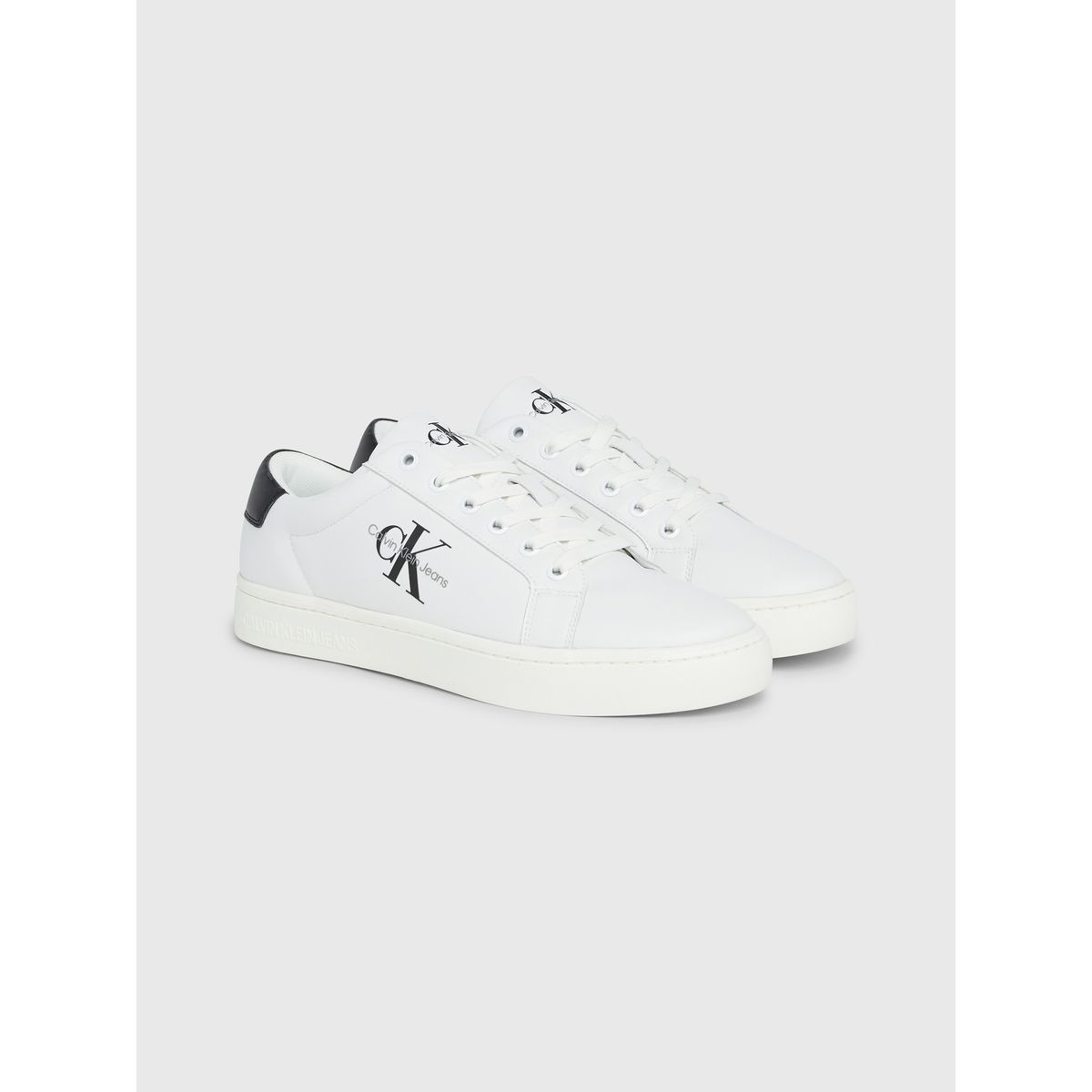 CALVIN KLEIN - Tenis multicolor classic cupsole de cuero Calvin Klein