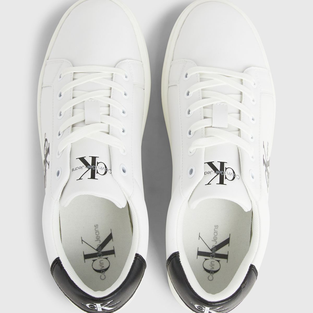 CALVIN KLEIN - Tenis multicolor classic cupsole de cuero Calvin Klein