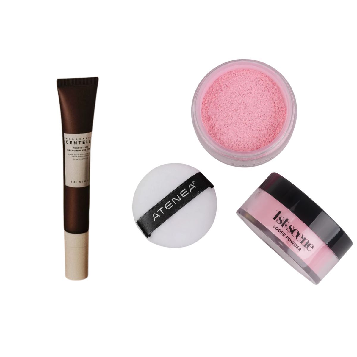 GENERICO - Polvo Rosado Atenea Crema Para Ojos Coreana Calmante