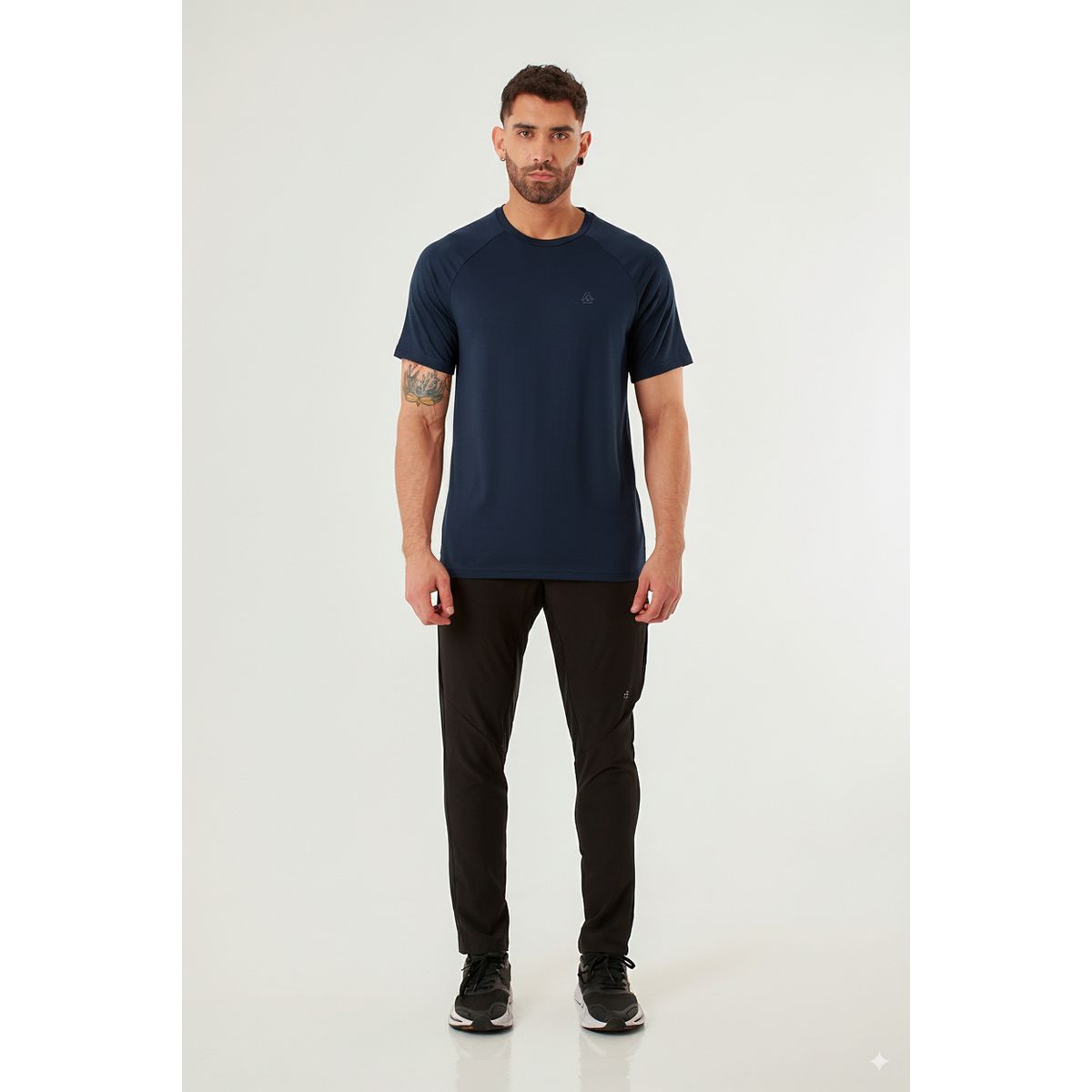 BELIFE - Camiseta manga corta deportiva azul para hombre