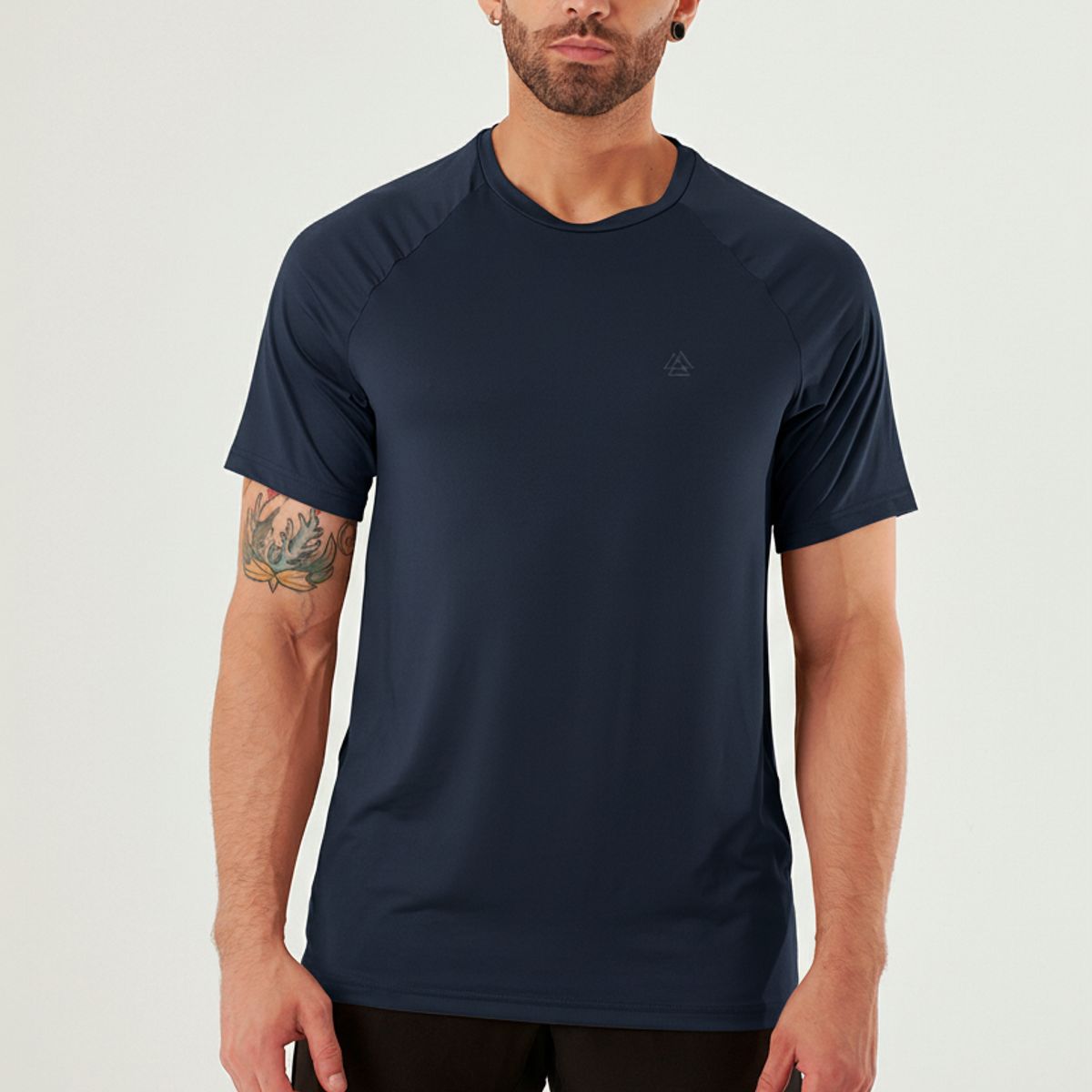 BELIFE - Camiseta manga corta deportiva azul para hombre