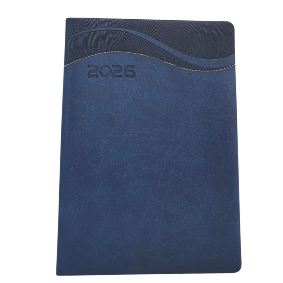 GENERICO - Agenda Diaria Gerencial Azul Oscuro Con Planeador Mensual 2026