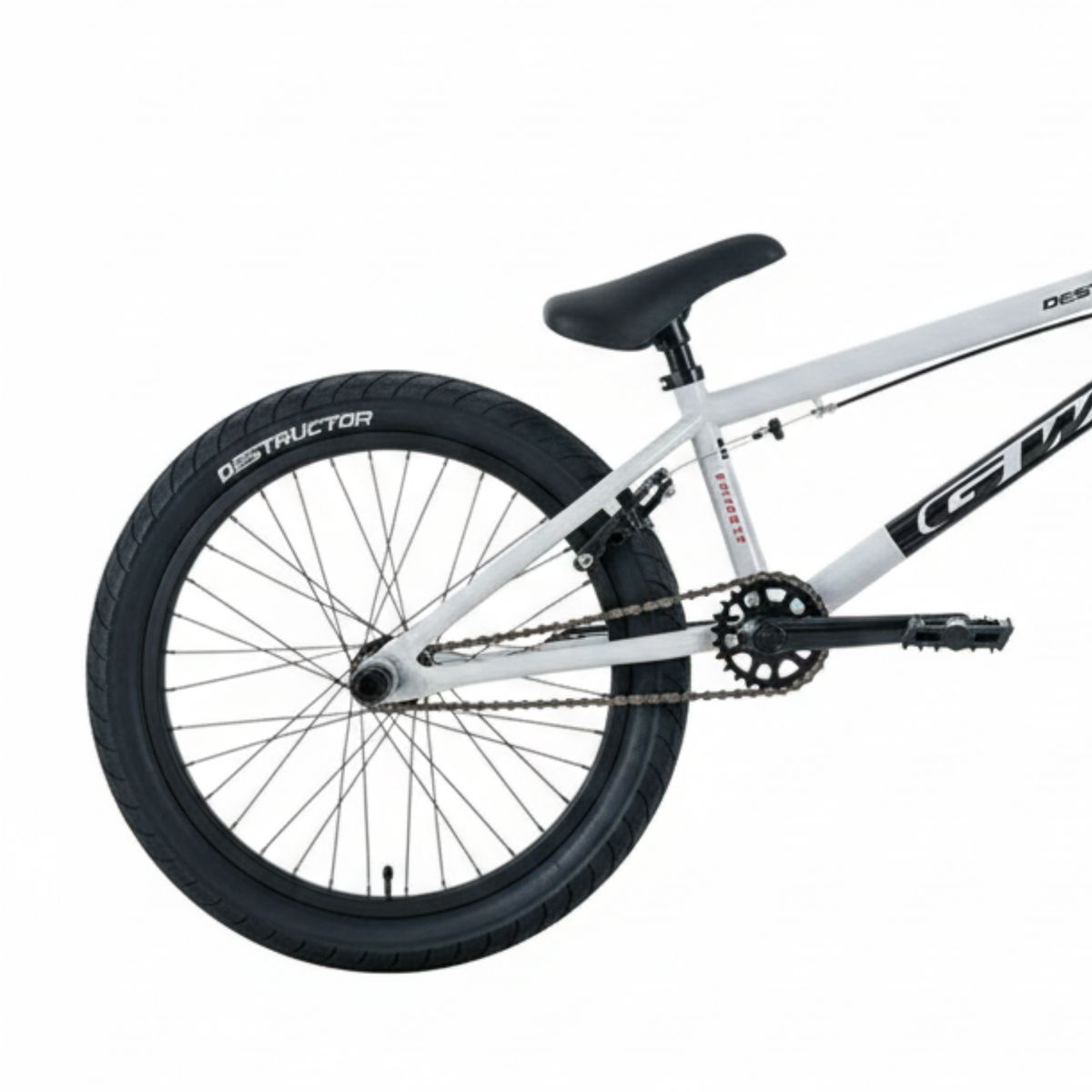 GW - BICICLETA BMXDIRT 20P DESTRUCTOR ACERO BLANCO