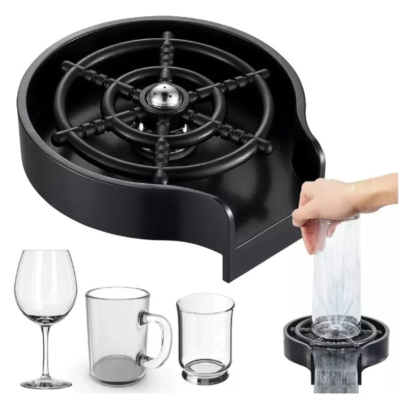 CHINA GLAZE - Lavadora Automática De Vasos Tazas Y Copas Para Cocina Y Hogar