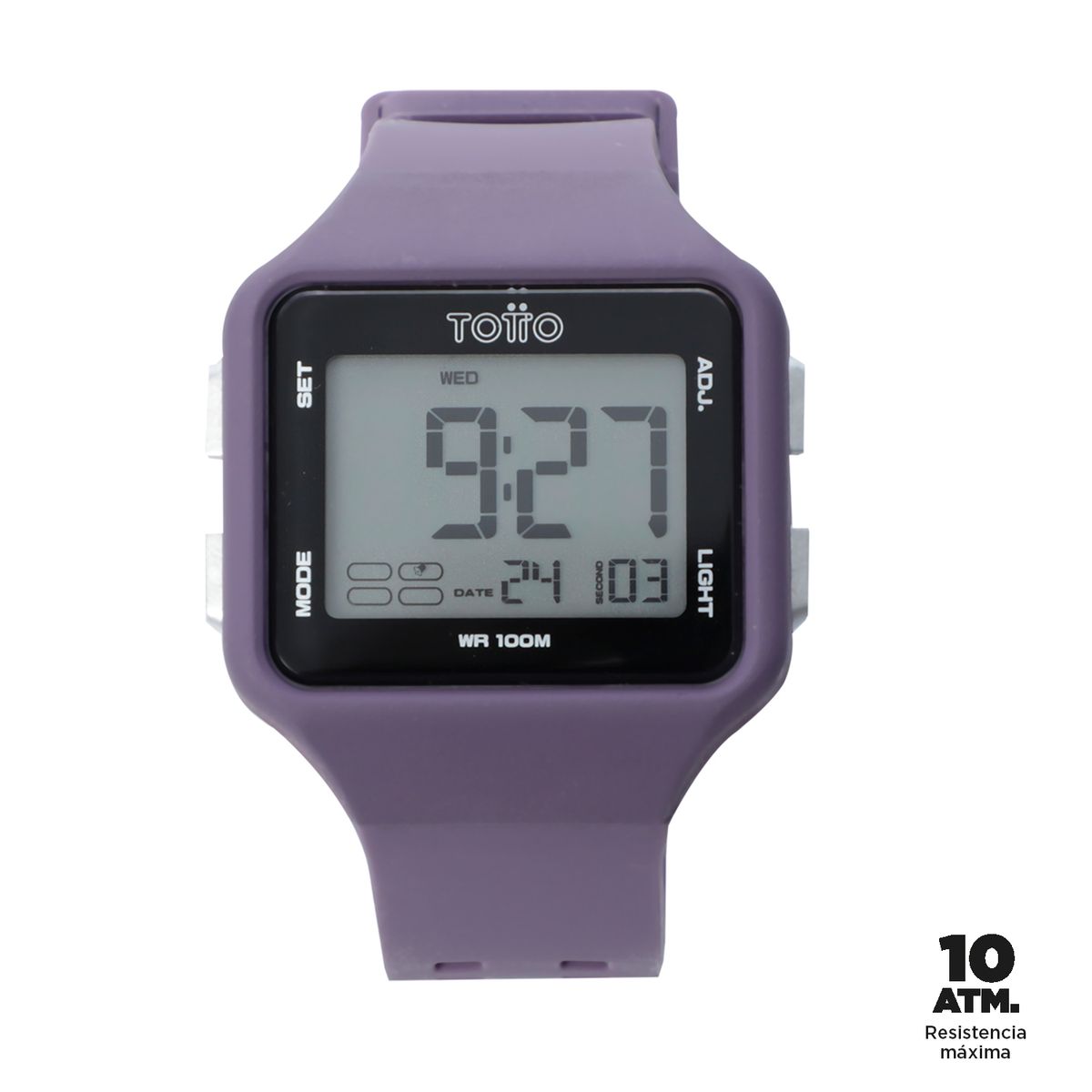 TOTTO - Reloj Digital Haze color Morado