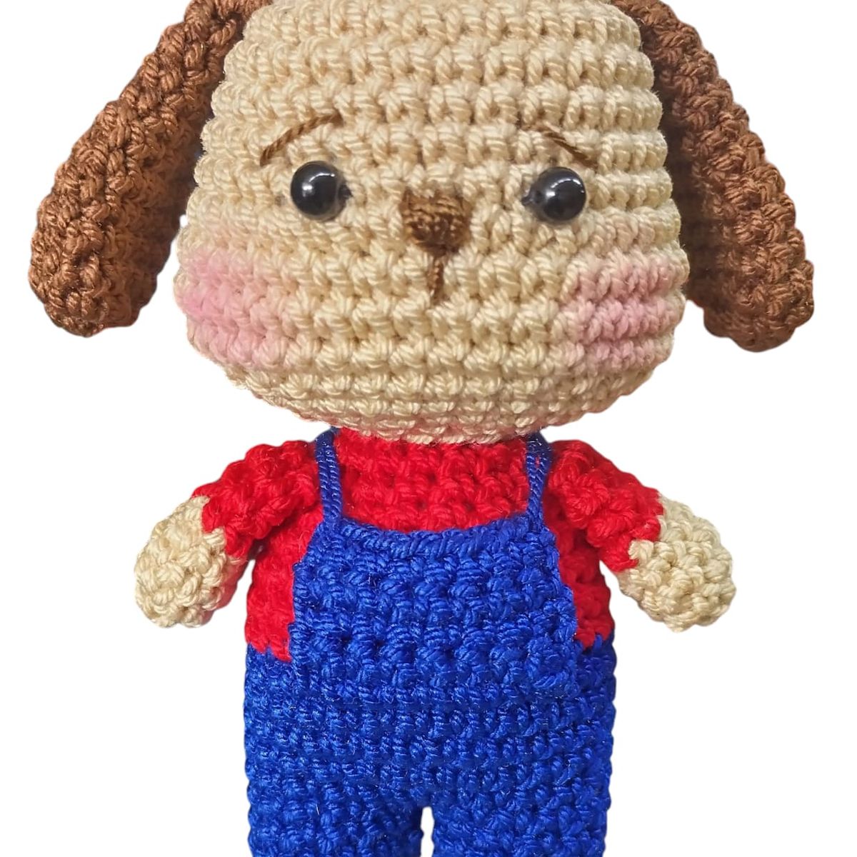 VANIDADES COLLECTIONS - Peluche Perro Amigurumi Perrito Amigurumi Tejido A Mano