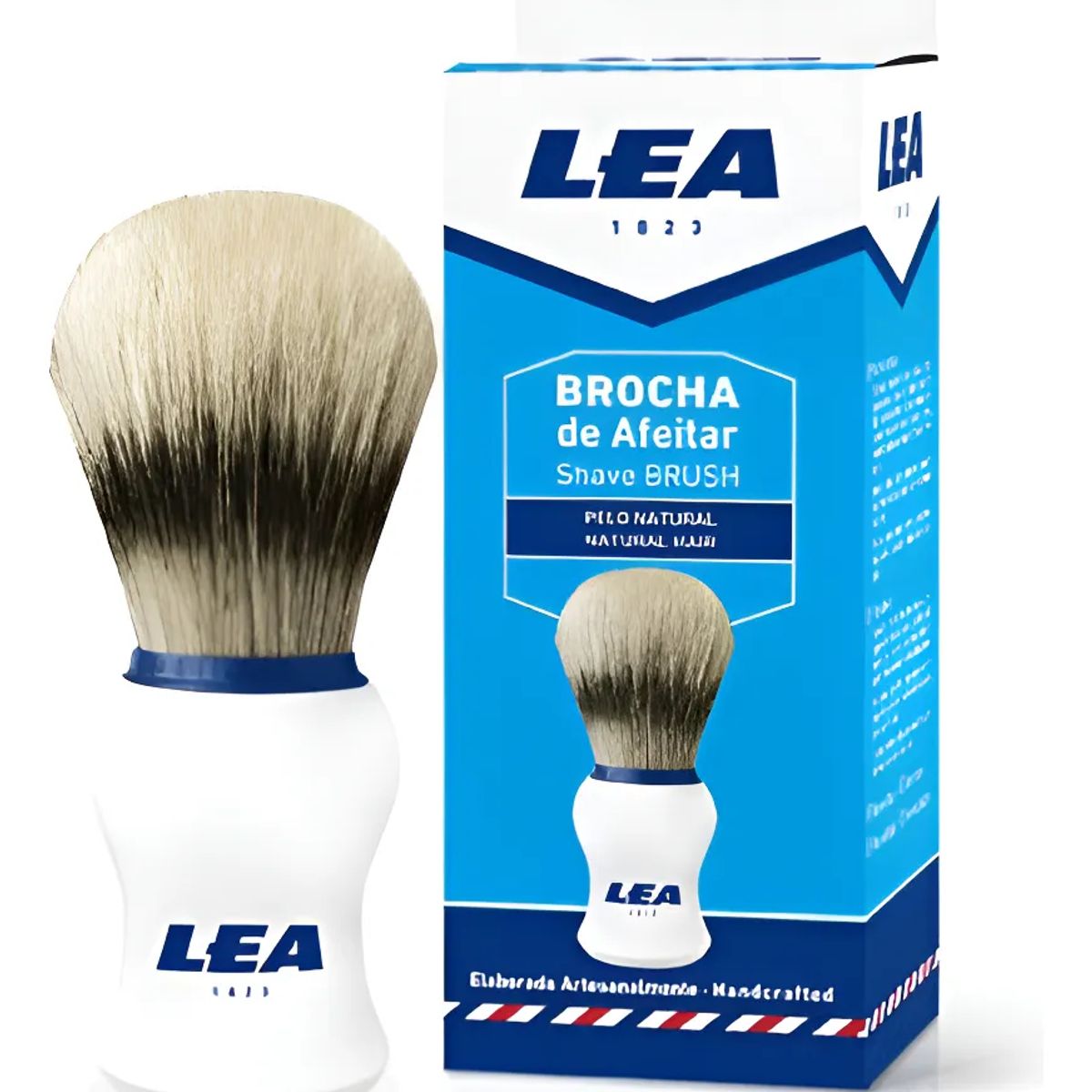 LEA - Brocha De Afeitar Cerda Natural Lea Blanco