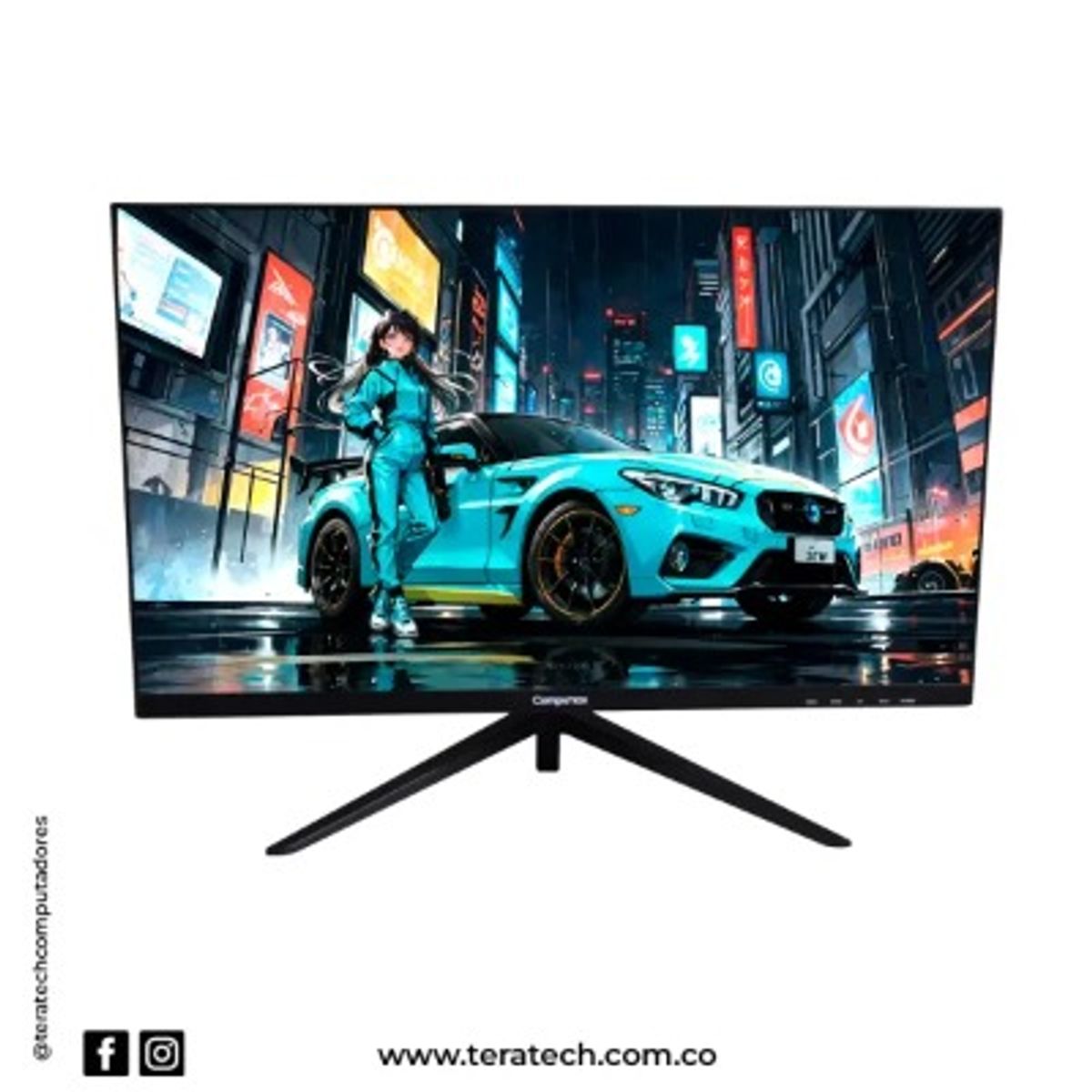 COMPUMAX - MONITOR COMPUMAX 24  RESOLUCION FHD 5 MS  IPS  120HZ PARLANTES INCORPORADOS