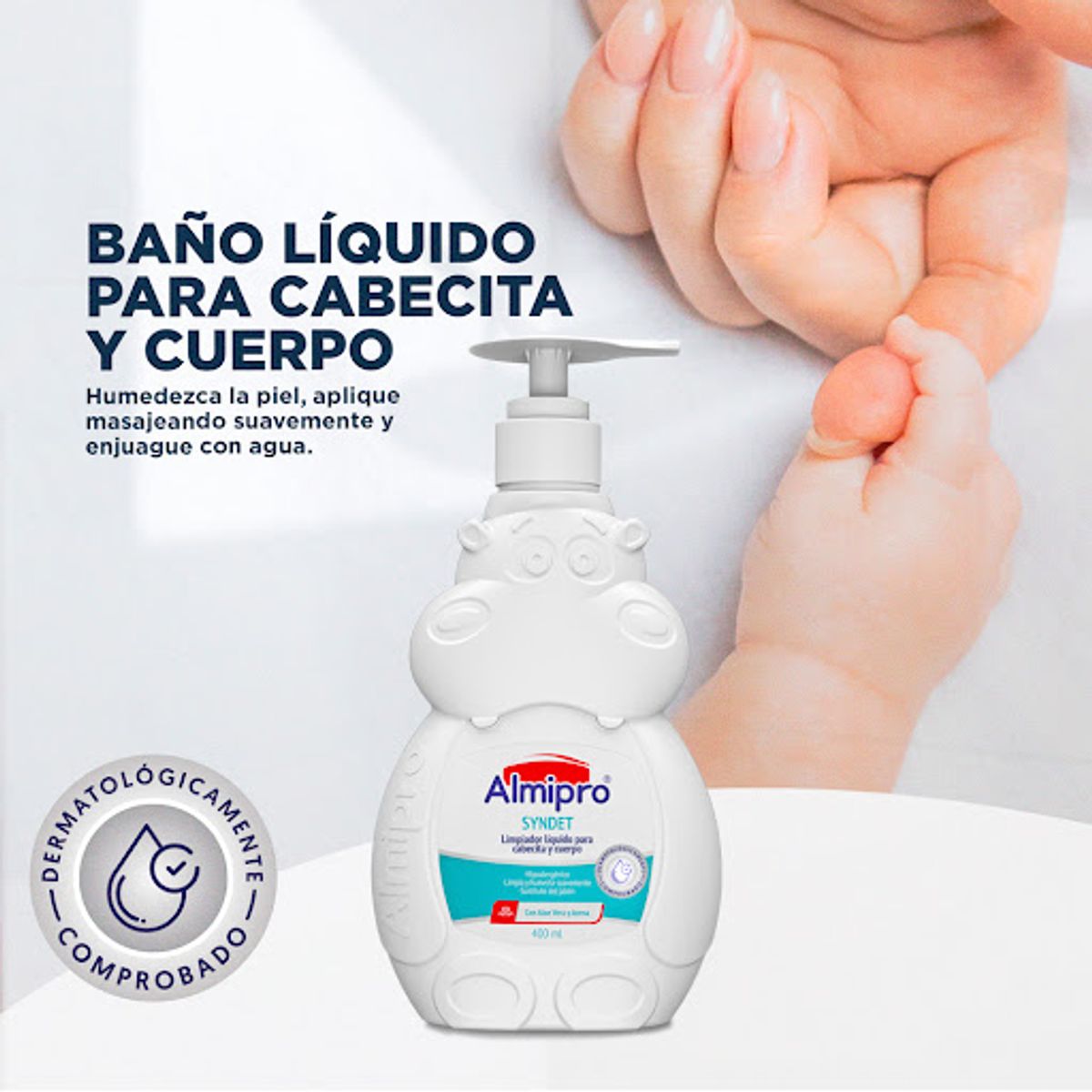 ALMIPRO - Baño Líquido Para Piel Delicada Almipro Syndet 400ml
