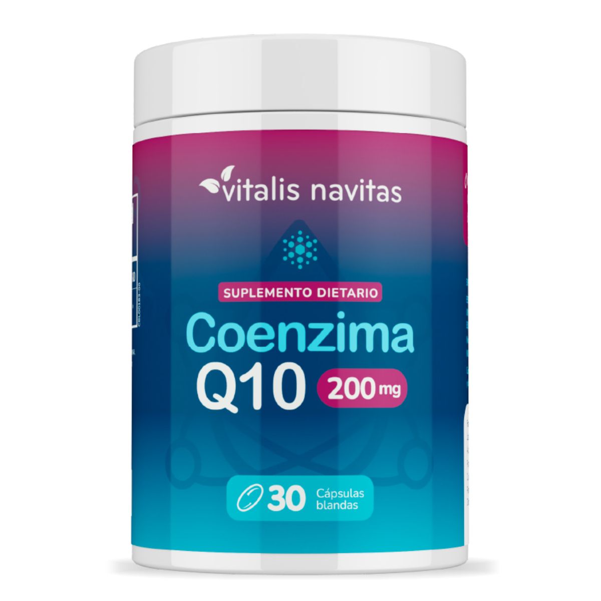 NUTRIPHARMA - Coenzima Q10 Vitalis Navitas 30 Cápsulas