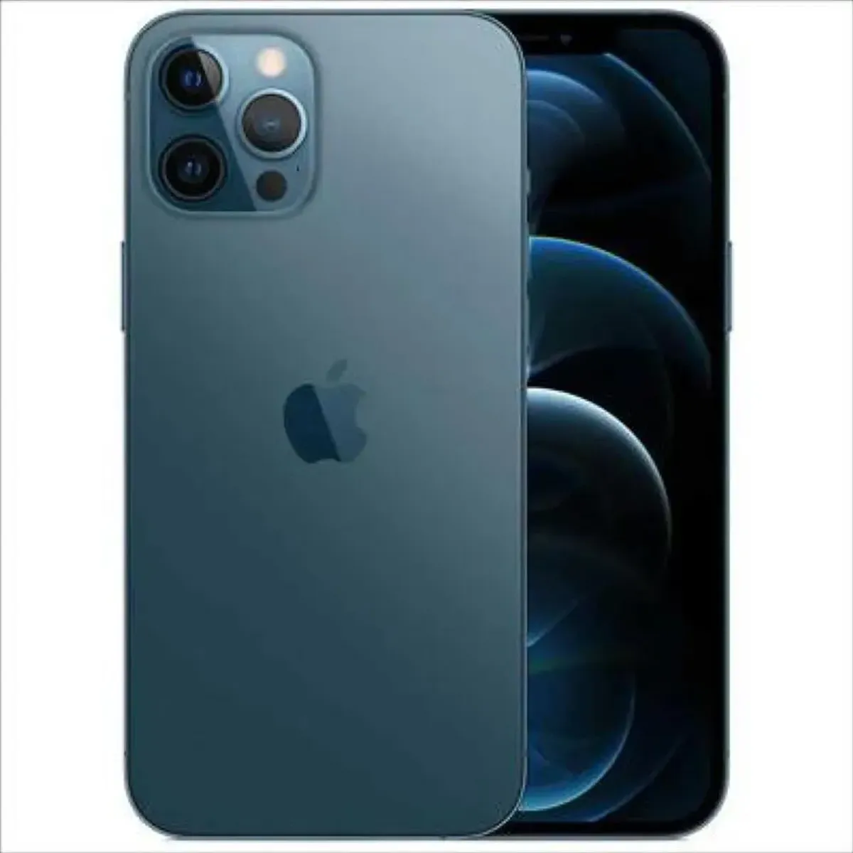 APPLE - Celular Iphone 12 Pro Max 256 Gb 5G Azul Reacondicionado + Panel Solar