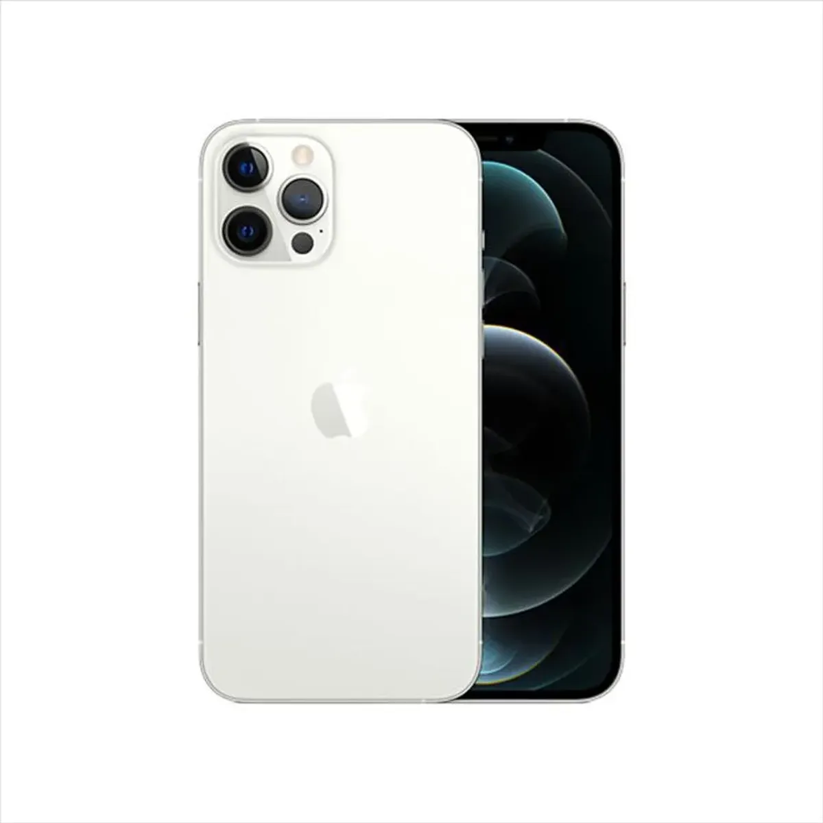 APPLE - Celular IPhone 12 Pro Max 256 GB 5G Plateado Reacondicionado + Panel Solar