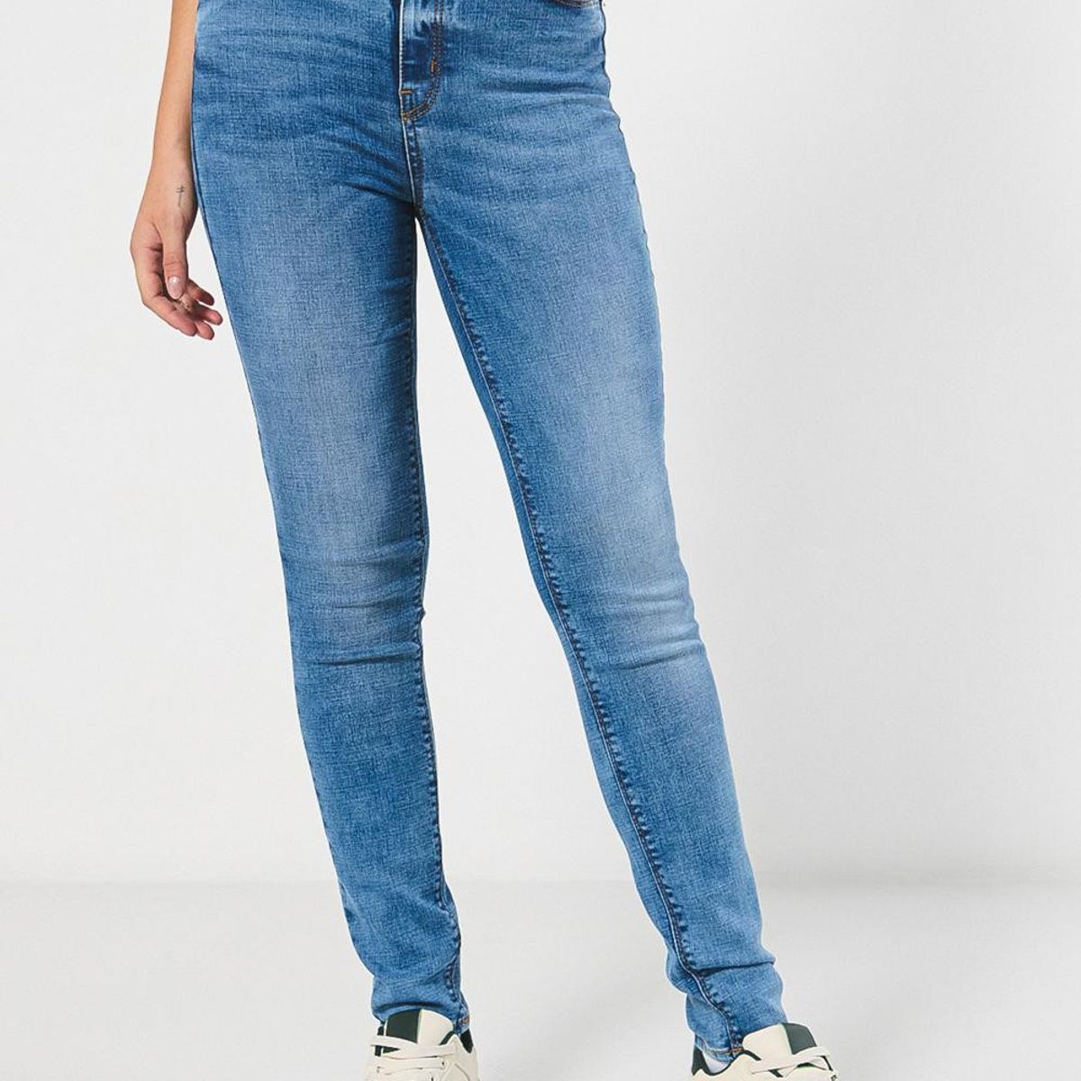 KOAJ - KOAJ Jean jegging super alto azul medio MUJER