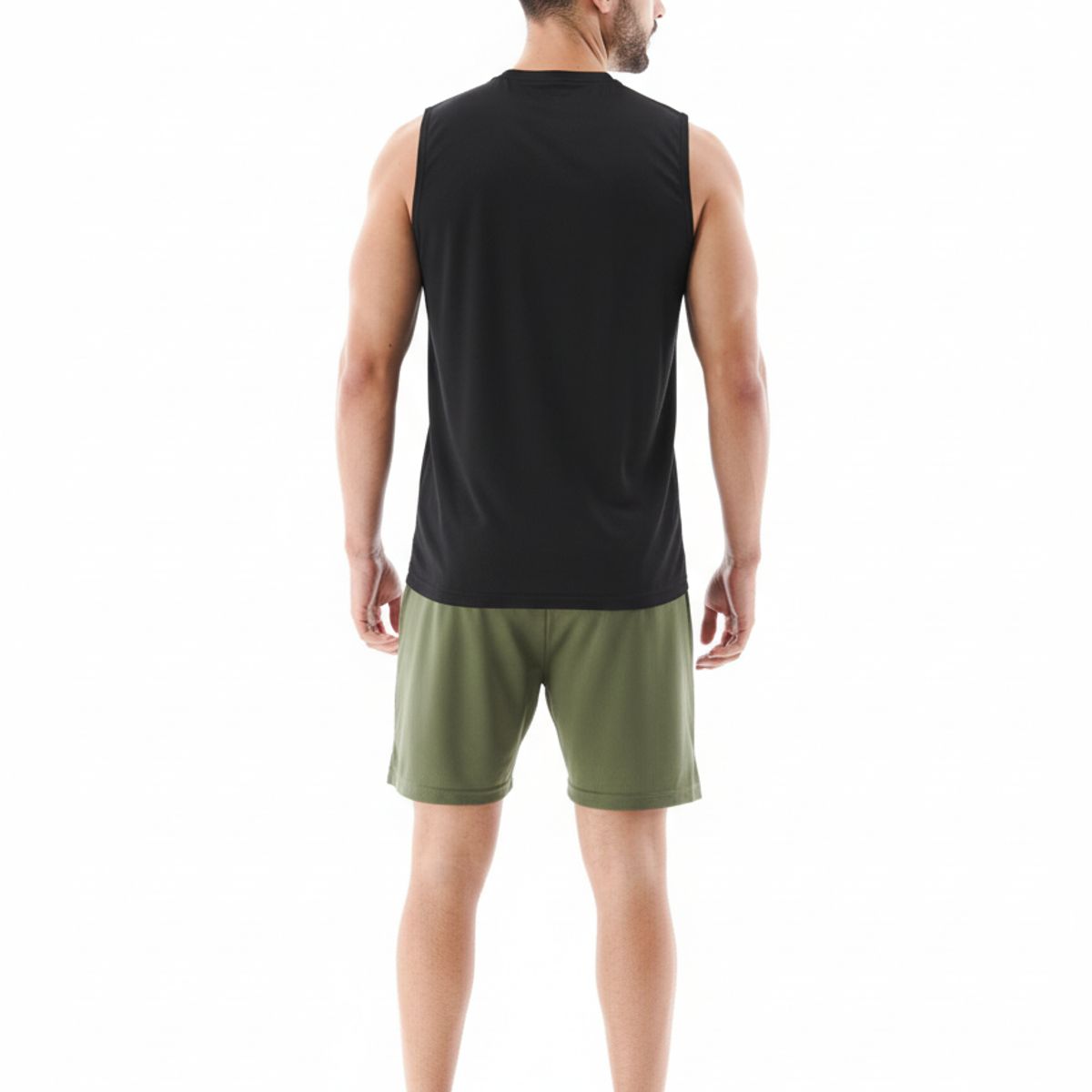 BELIFE - Camiseta deportiva manga sisa para hombre