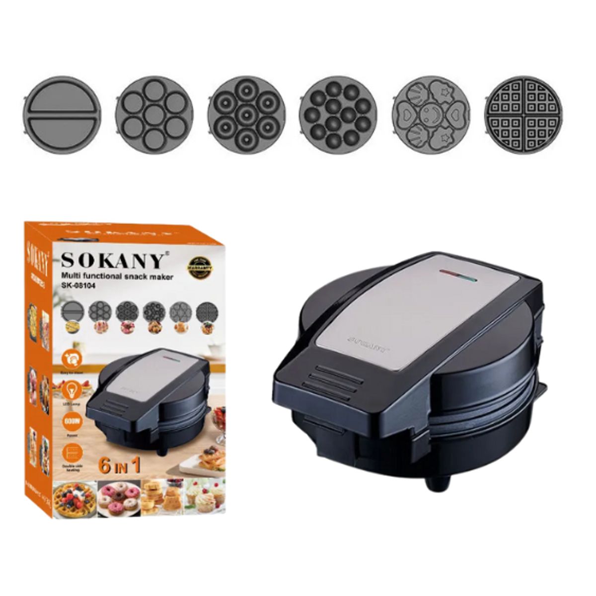 SHUNGA - Máquina Para Hacer Tortas 6 en1