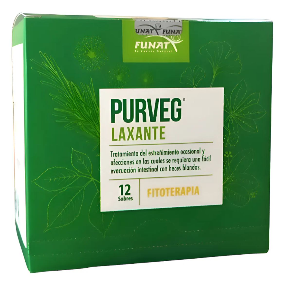FUNAT - SUPLEMENTO CON HIERBAS+RUIBARBO +SEN X 12 UNIDADES/ PURVEG