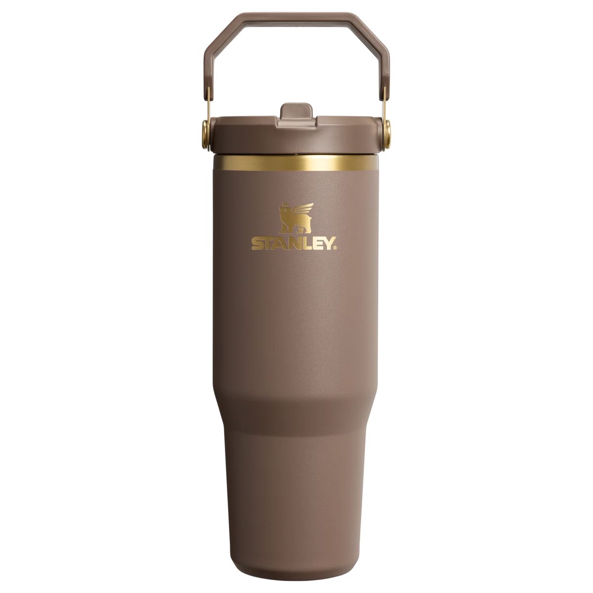 STANLEY - Termo Stanley IceFlow Flip Straw Tumbler 2.0 Fall Refresh - 887ml Espresso Gold