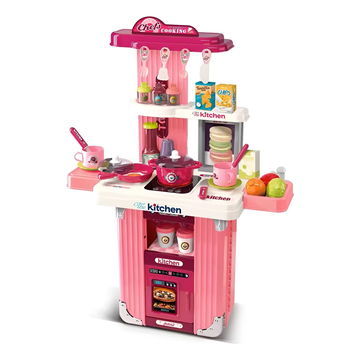 XIONG CHENG - Cocina De Juguete Mediana The Kitchen 3 En 1