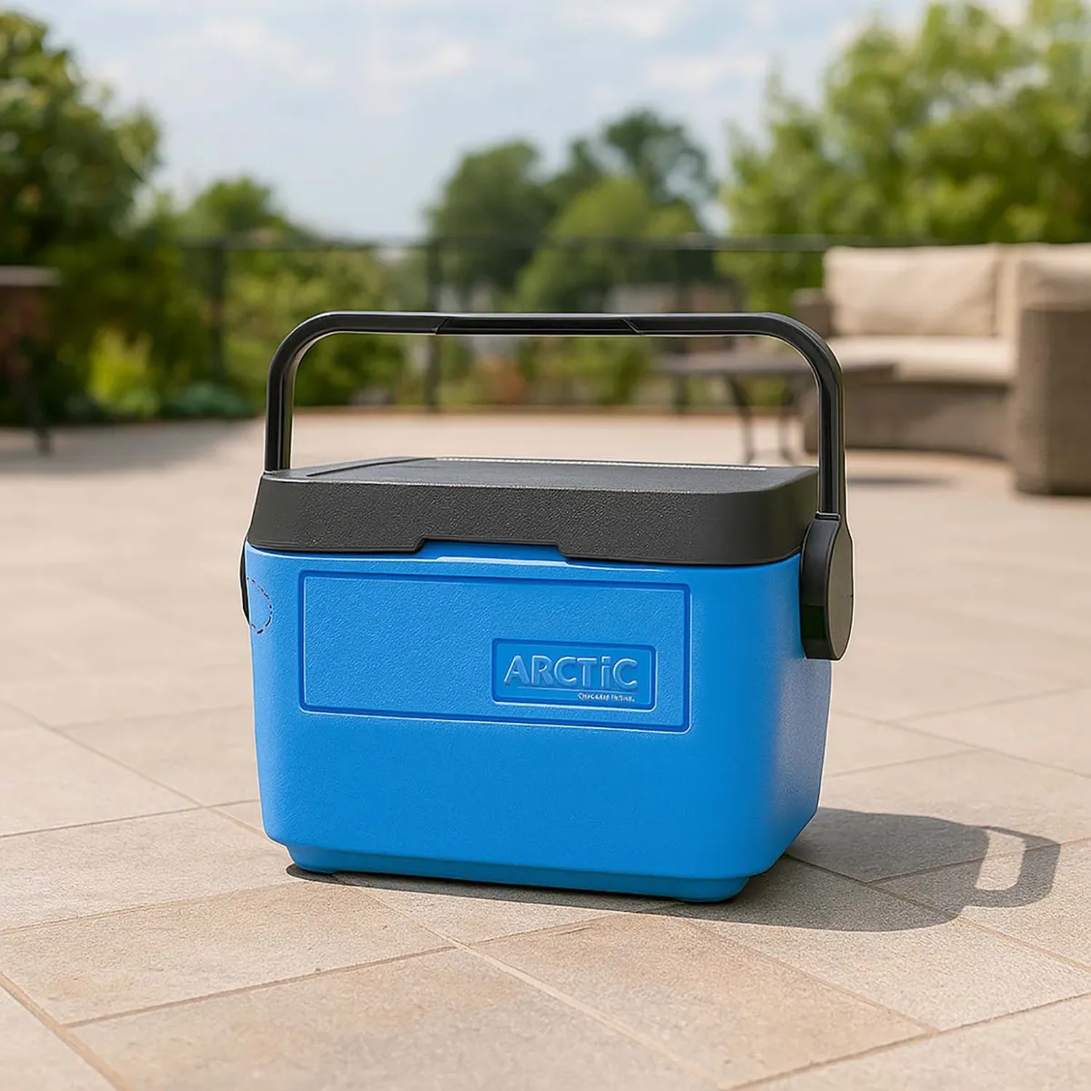 DECOCAR - NEVERA/CAVA COLORS AZUL CELESTE 5,7 LTS (6QTS)