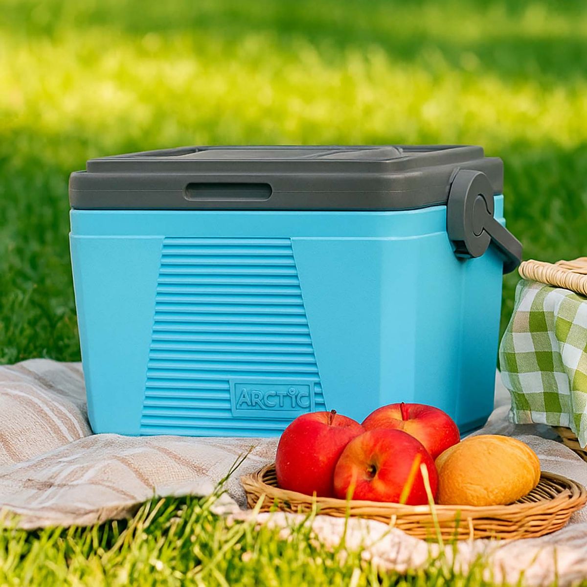 DECOCAR - NEVERA/CAVA INSULADA COLORS AZUL CELESTE 19 LTS 20 QTS