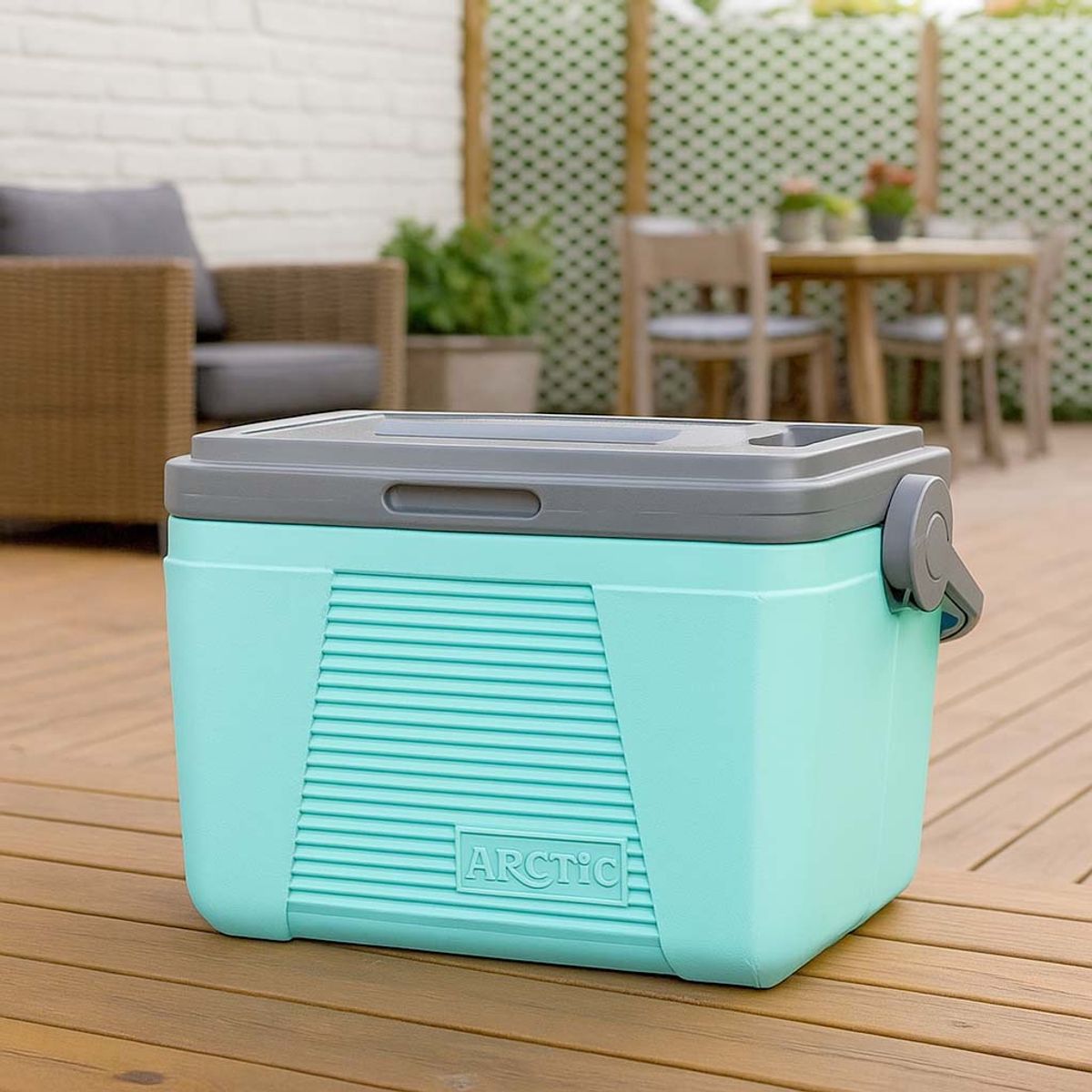 DECOCAR - NEVERA/CAVA INSULADA COLORS TURQUESA 19 LTS 20 QTS