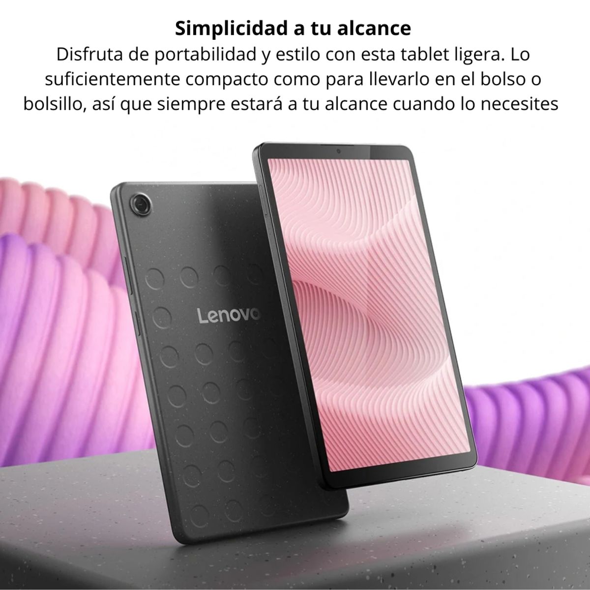 LENOVO - Tablet Wi-Fi Lenovo Tab One + Folio Case Pantalla 87 HD+ 64GB 4GB 8MP 5100mAh Gris