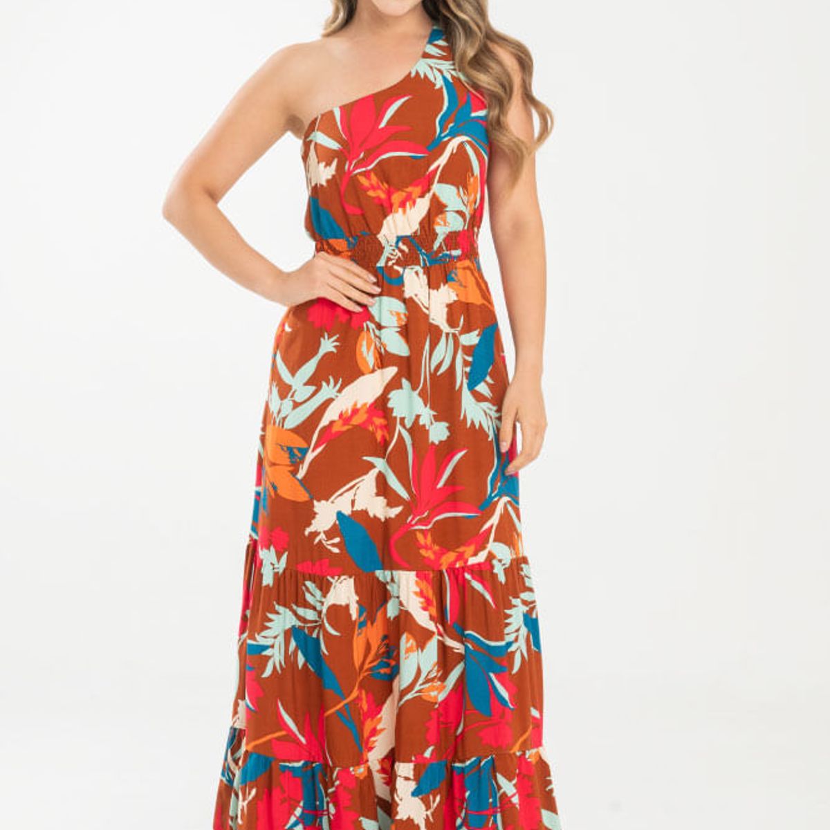 RAGGED - Vestido malia Cafe caramelo Ragged