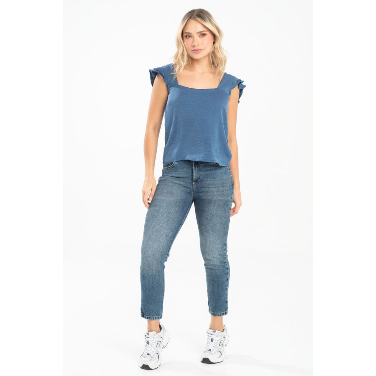 RAGGED - Blusa sky Azul medio Ragged