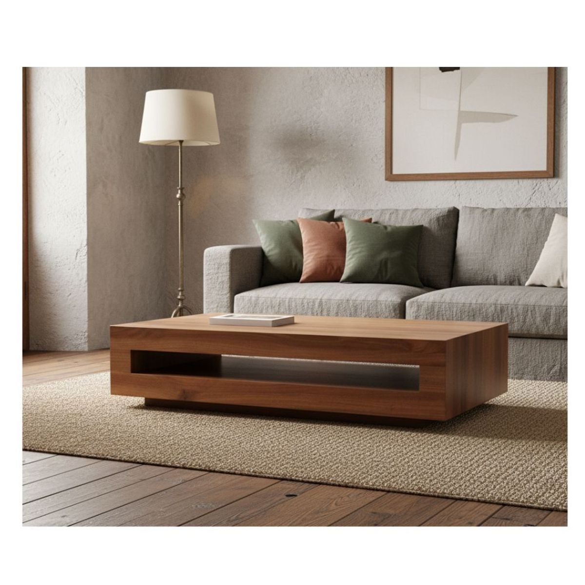 22 GRADOS DECORACION - Mesa de centro Ripoli 140cm x 70cm Roble