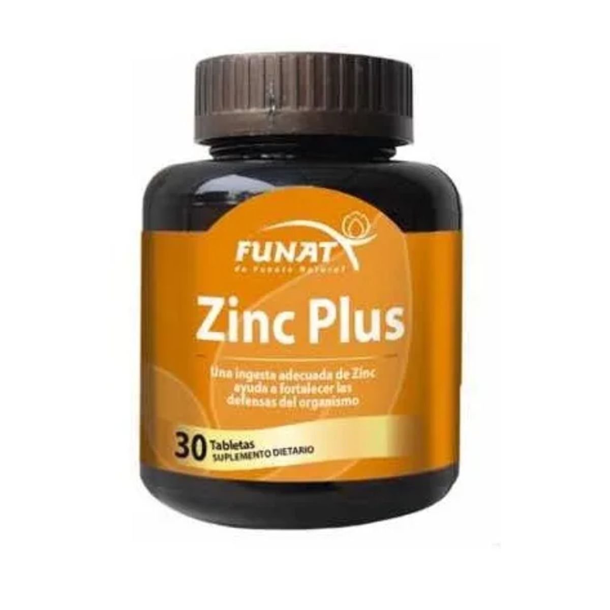 FUNAT - SUPLEMENTO DIETARIO CON ZINC X 30 TABLETAS/ ZINC PLUS - FUNAT