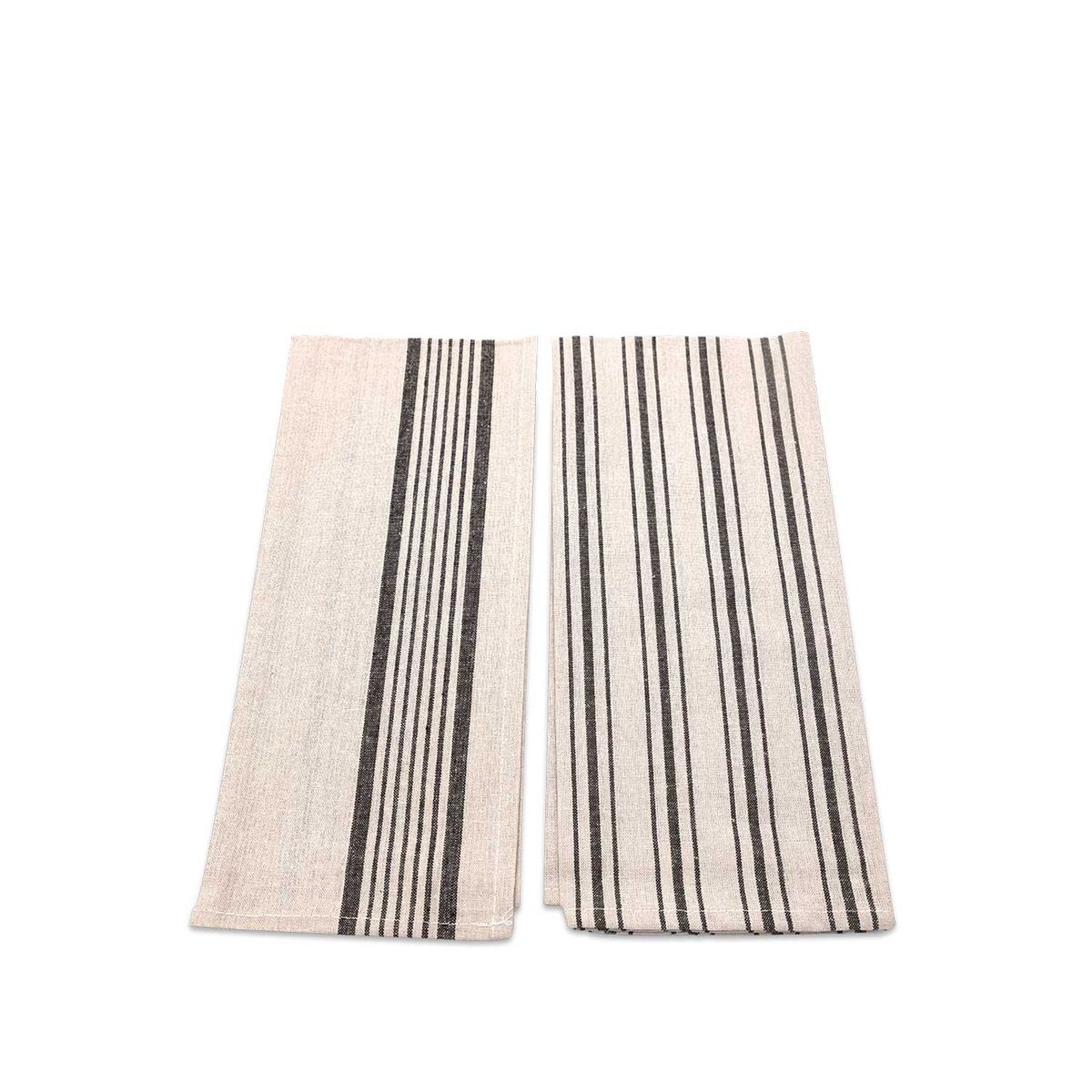 AMBIENTE GOURMET - Toallas de cocina beige-gris setx2 Ambiente Gourmet