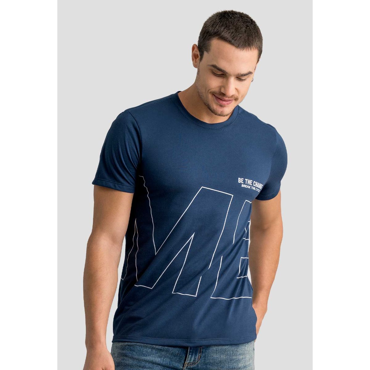 MARKETING PERSONAL - Camiseta Hombre Azul Profundo Mp 113049