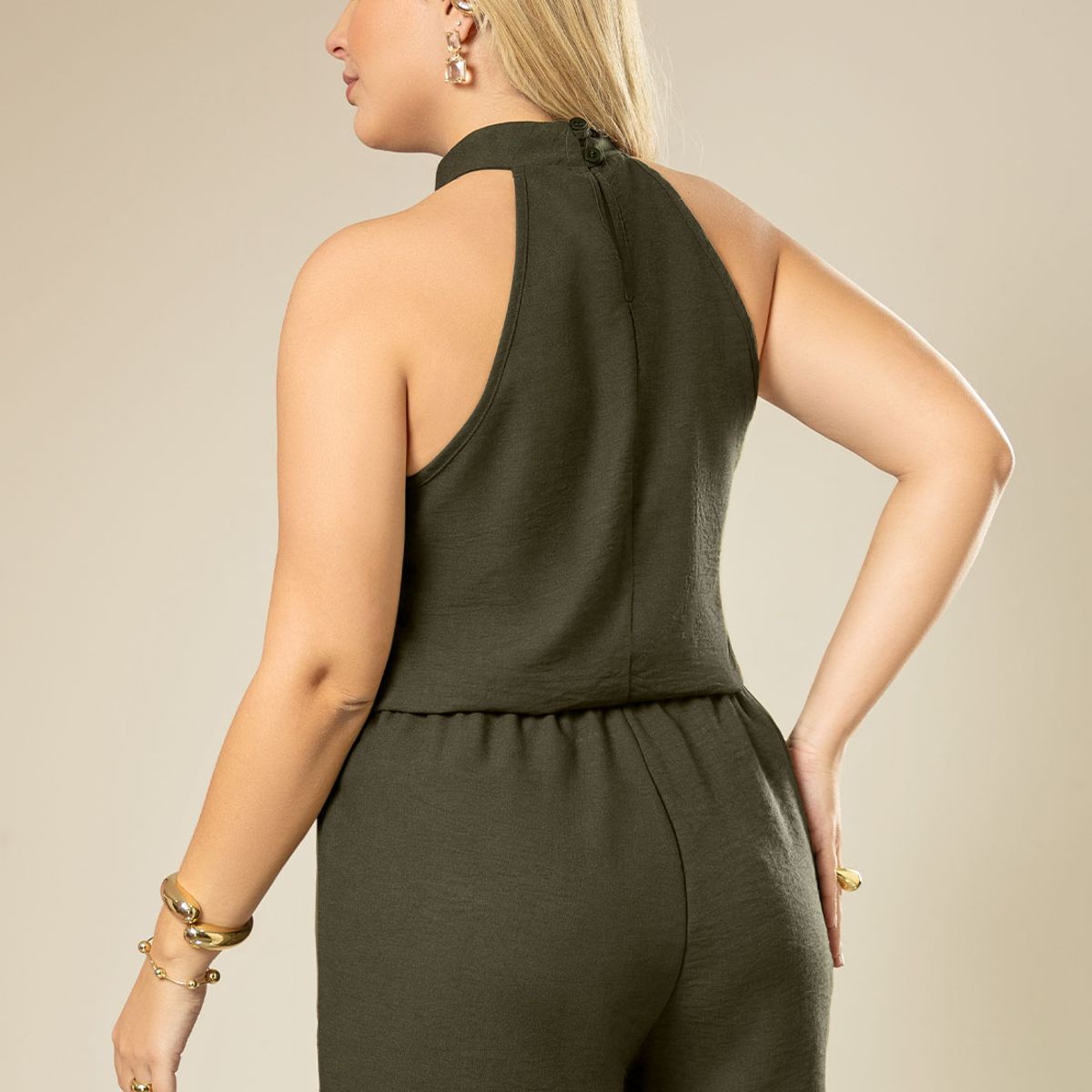 MARKETING PERSONAL - Conjunto Mujer Verde Militar Mp 112877