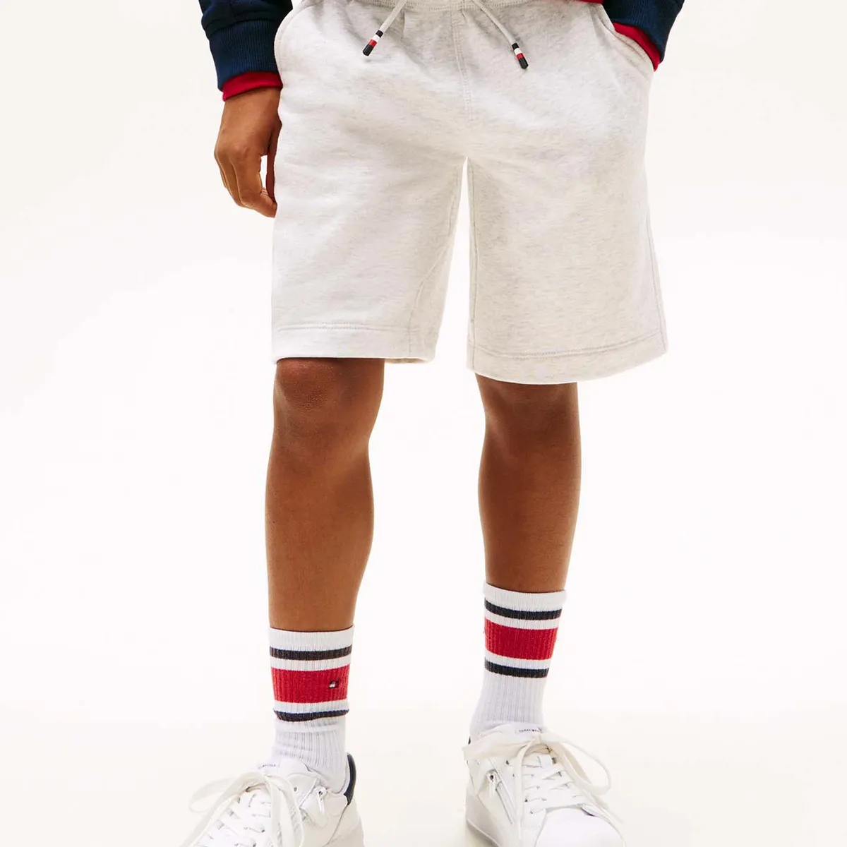 TOMMY HILFIGER - Bermudas gris Varsity Tommy Hilfiger