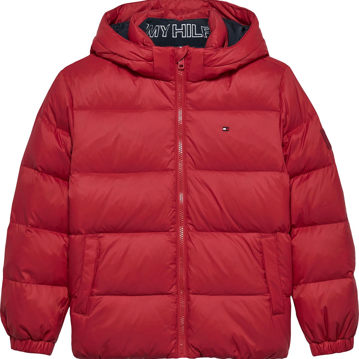 TOMMY HILFIGER - Chaqueta roja Essential relleno de plumón Tommy Hilfiger