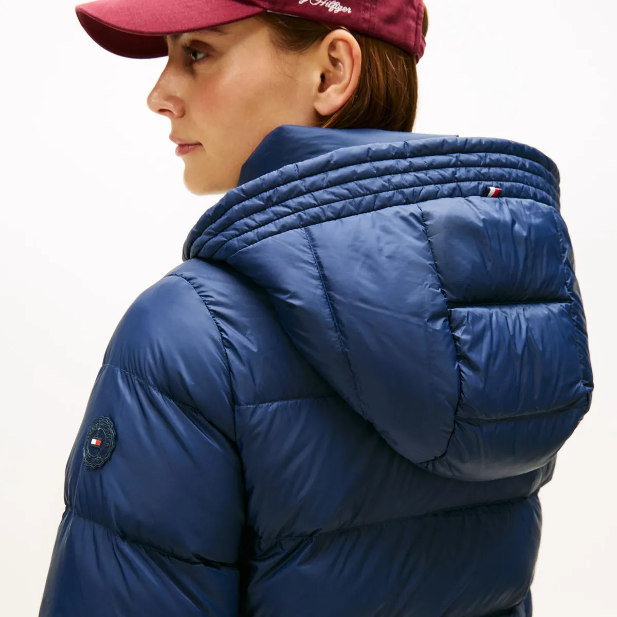 TOMMY HILFIGER - Chaqueta azul de plumón que repele el agua Tommy Hilfiger