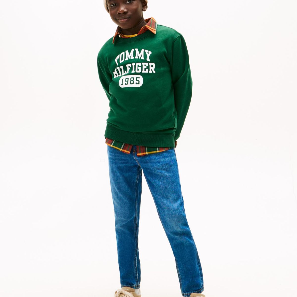 TOMMY HILFIGER - Jeans azul oscuro Scanton ajustados con lavado oscuro Tommy Hilfiger