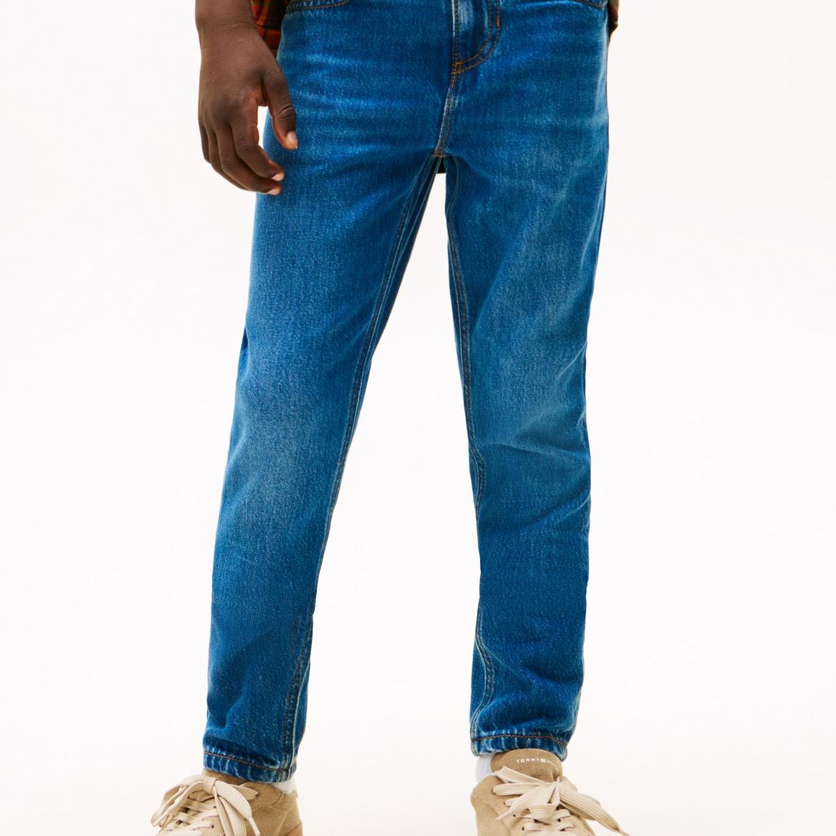 TOMMY HILFIGER - Jeans azul oscuro Scanton ajustados con lavado oscuro Tommy Hilfiger