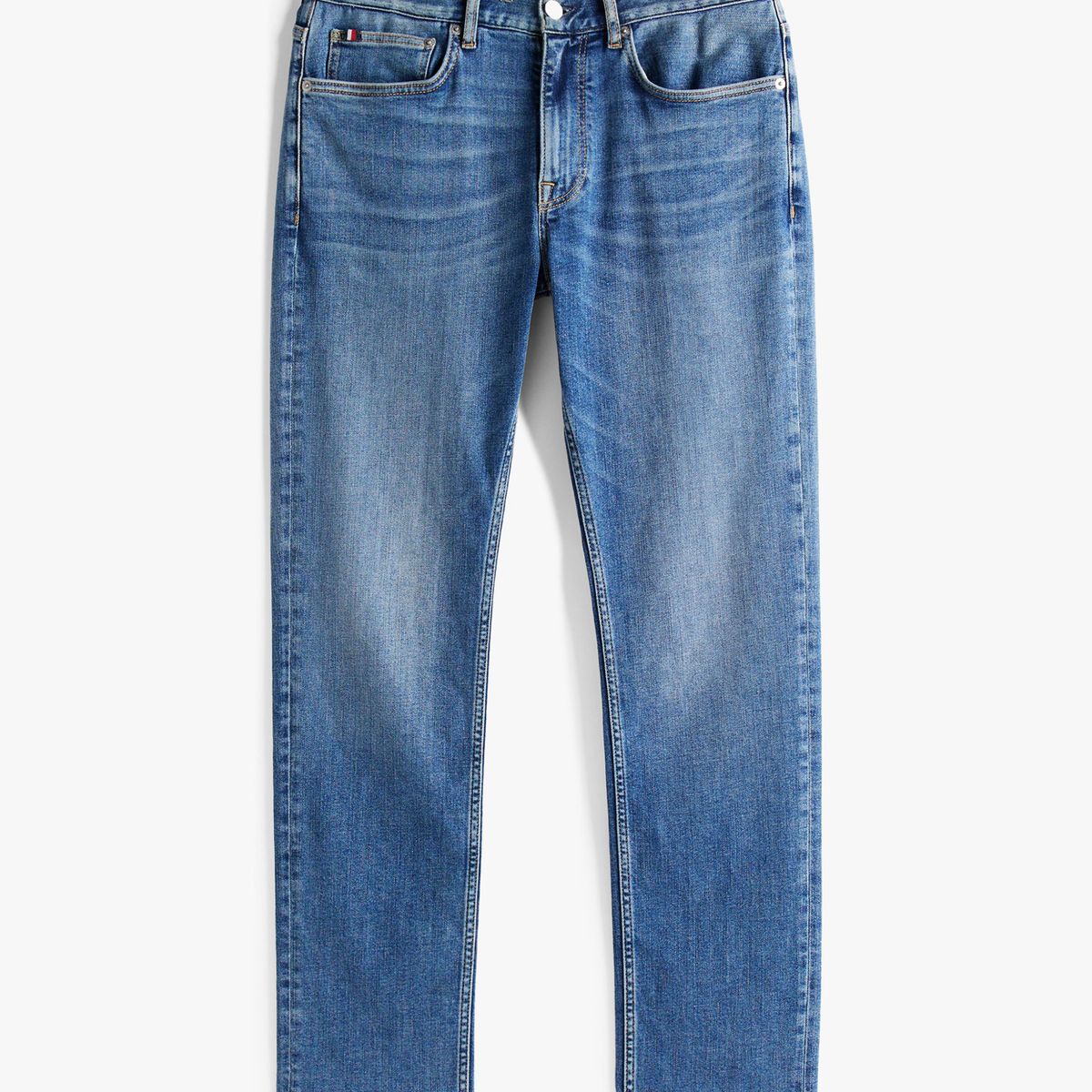 TOMMY HILFIGER - Jeans negro de corte recto Tommy Hilfiger