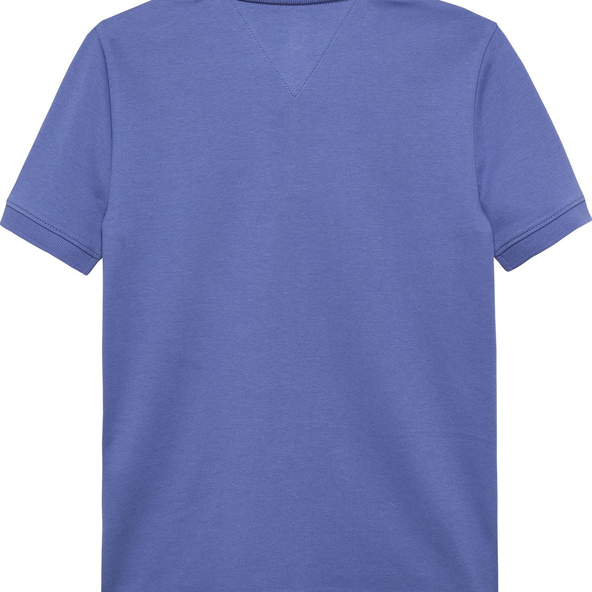 TOMMY HILFIGER - Polo azul de punto interlock de corte regular Tommy Hilfiger